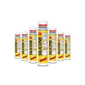Soudal 1757 280gr 30 Adet Şeffaf Silikon