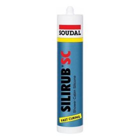 Soudal 280 ml Şeffaf Silibrub Sc Duşakabin Silikon