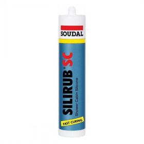 Soudal 280 ml Şeffaf Silibrub Sc Duşakabin Silikon