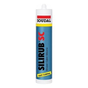 Soudal 280 ml Şeffaf Silibrub Sc Duşakabin Silikon