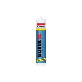 Soudal 280 ml Şeffaf Silibrub Sc Duşakabin Silikon