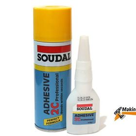 Soudal 2c MDF 200 ml 50 gr Hızlı Yapıştırıcı