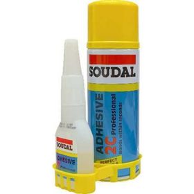 Soudal 2K 400 ml Aerosol+100 gr Şişe Aktivatörlü Hızlı Yapıştırıcı