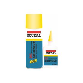 Soudal 2K 400 ml Aerosol+100 gr Şişe Aktivatörlü Hızlı Yapıştırıcı
