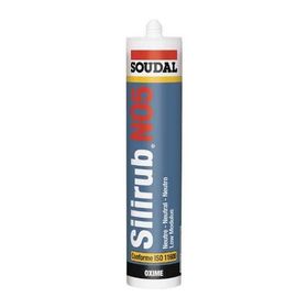 Soudal 300 ml Beyaz Silirub No 5 Nötr Dış Cephe Silikonu