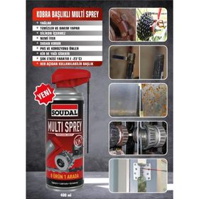 Soudal 400 ml Multi Sprey 8 Ürün 1 Arada Yağlayıcı