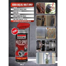 Soudal 400 ml Multi Sprey 8 Ürün 1 Arada Yağlayıcı