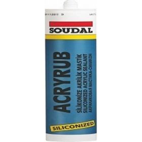 Soudal Acryrub 500 gr Silikonize Akrilik Mastik
