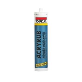 Soudal Akrilik Silikonize 2x500 gr Gri Mastik
