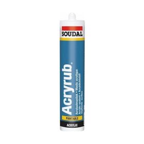 Soudal Akrilik Silikonize 30x450 gr Beyaz Mastik
