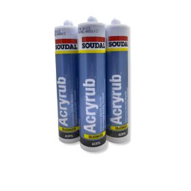 Soudal Akrilik Silikonize 3x500 gr Gri Mastik