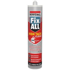 Soudal Fix All High Tack Şeffaf 290 ml Polimer Mastik