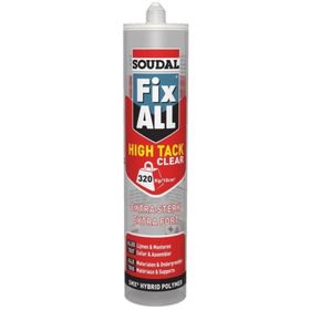 Soudal Fix All High Tack Şeffaf 290 ml Polimer Mastik