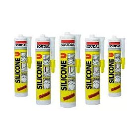 Soudal Şeffaf 280 ml 5'li Set Silikon
