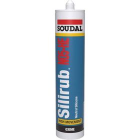 Soudal Silirub NO5-HE Nötr 300 ml Beyaz Dış Cephe Silikonu