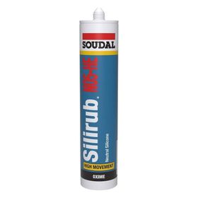 Soudal Silirub NO5-HE Nötr 300 ml Beyaz Dış Cephe Silikonu