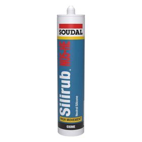 Soudal Silirub NO5-HE Nötr 300 ml Beyaz Dış Cephe Silikonu