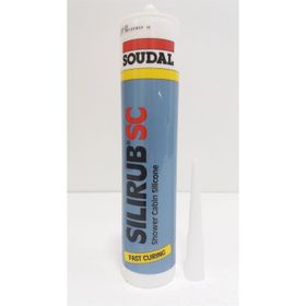Soudal Silirub SC Şeffaf 310 ml Duşakabin Silikonu
