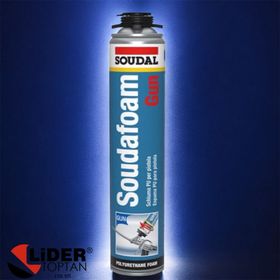 Soudal Soudafoam Gun 750 ml Tabancalı Poliüretan Köpük