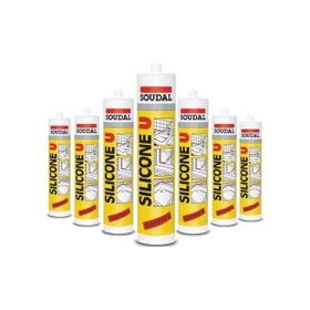 Soudal U 280 gr Beyaz 30'lu Koli Silikon