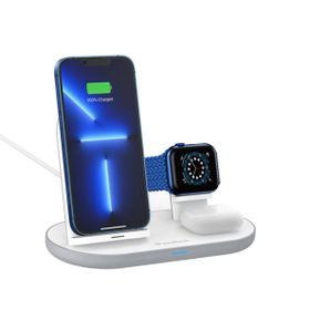 Soultech AA010B Boom3 15 Watt Beyaz Kablosuz Şarj İstasyonu