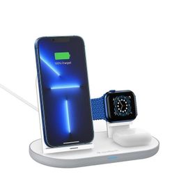 Soultech AA010B Boom3 15 Watt Beyaz Kablosuz Şarj İstasyonu
