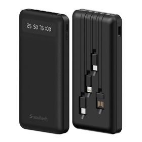 Soultech BT142 Hydra 10.000 mAh 3in1 Siyah Powerbank
