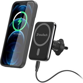 Soultech MS020S Tucana Magsafe Car 15 Watt Siyah Kablosuz Şarj Aleti