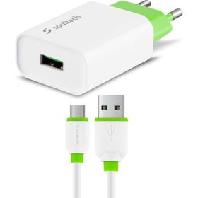 Soultech SC212B 2A Micro Comfort Fast Seyahat Şarjı Usb Kablo