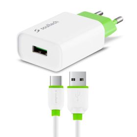Soultech SC213B 2A Type-C Comfort Fast Seyahat Şarjı Usb Kablo