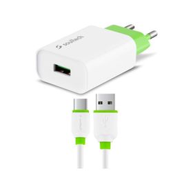 Soultech SC213B 2A Type-C Comfort Fast Seyahat Şarjı Usb Kablo
