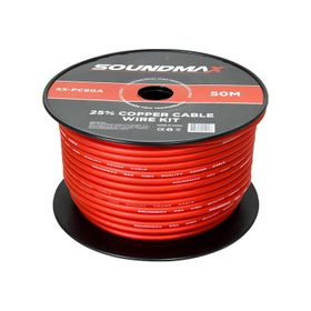 Soundmax SX-PC8GA Oto Anfi Power 50 m Güç Kablosu