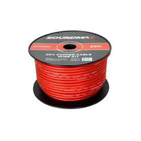 Soundmax SX-PC8GA Oto Anfi Power 50 m Güç Kablosu