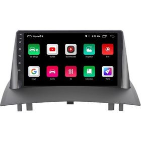 Soundstream Renault Megane 2 2 GB Android Carplay Navigasyon Multimedya Qled Ekran