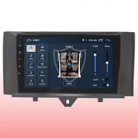 Soundstream Smart Fortwo 2 GB Android Carplay Navigasyon Multimedya Qled Ekran
