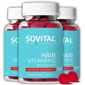 Sovital Hair Vitamins 3x60 Çiğnenebilir Tablet
