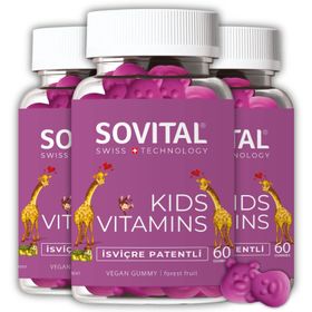 Sovital Kids Vitamins 60 Çiğnenebilir Tablet