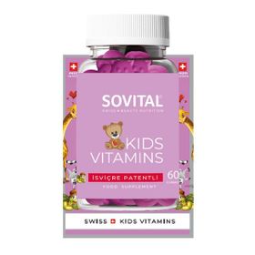 Sovital Kids Vitamins Forest Fruit 60 Çiğnenebilir Tablet