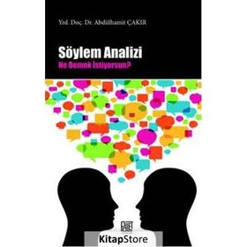 Söylem Analizi - Abdülhamit Çakır