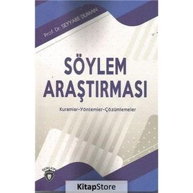 Söylem Araştırması - Dr. Phil. Seyyare Duman