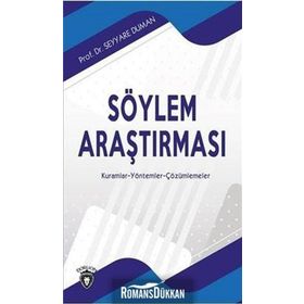 Söylem Araştırması - Dr. Phil. Seyyare Duman