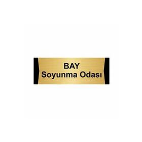 Soyunma Odası Levhası