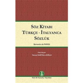 Söz Kitabı Türkçe - İtalyanca Sözlük Türk Dil Kurumu
