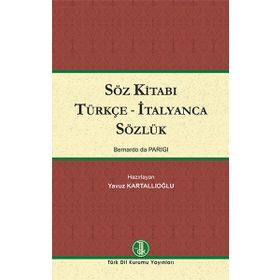Söz Kitabı Türkçe - İtalyanca Sözlük Türk Dil Kurumu