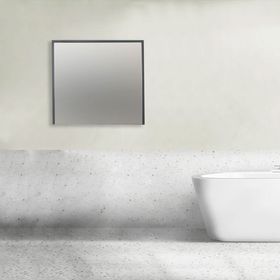 Sözcan Group Aras Antrasit Atlantik Çam 55x75x15 cm Aynalı Üst Dolap