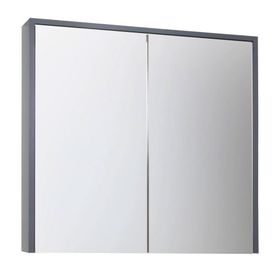 Sözcan Group Aras Antrasit Atlantik Çam 65x75x15 cm Aynalı Üst Dolap