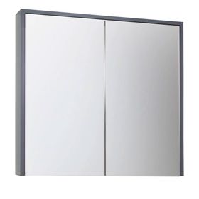 Sözcan Group Aras Antrasit Atlantik Çam 80x75x15 cm Aynalı Üst Dolap