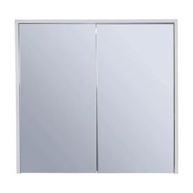 Sözcan Group Dicle Beyaz 80x75x15 cm Aynalı Üst Dolap