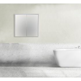 Sözcan Group Dicle Beyaz 80x75x15 cm Aynalı Üst Dolap