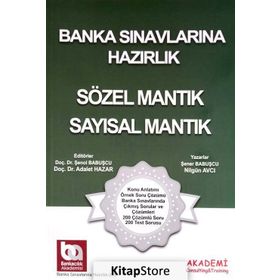 Sözel Mantık-Sayısal Mantık-Banka Sınavlarına Hazırlık - Şener Babuşçu